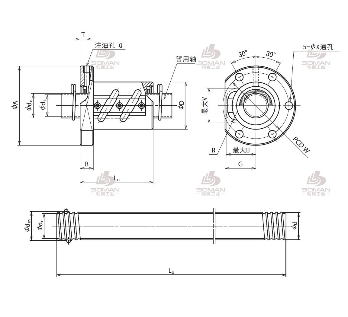 RNFTL1610A2.5S-NSK冷轧滚珠丝杠