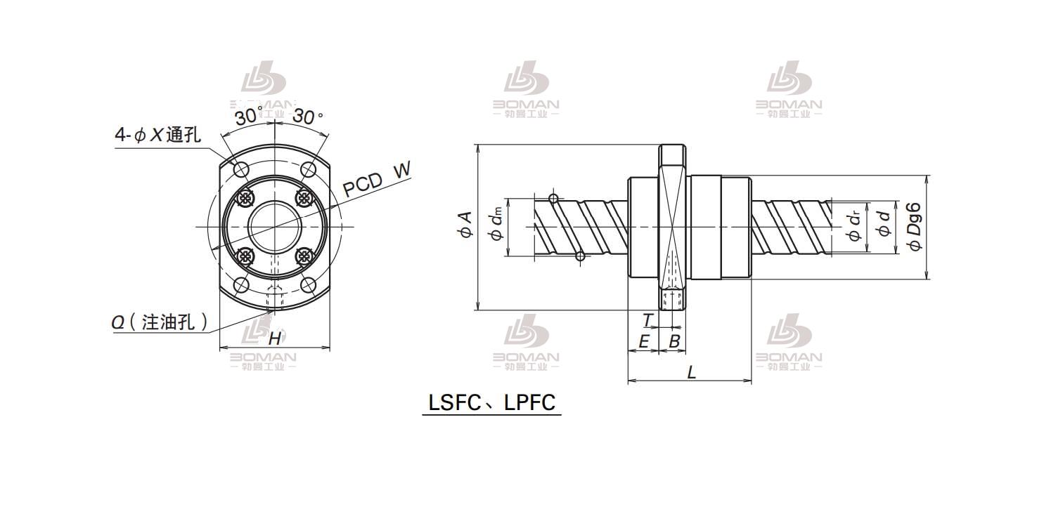 LPFC2020-3-USFC滚珠丝杠