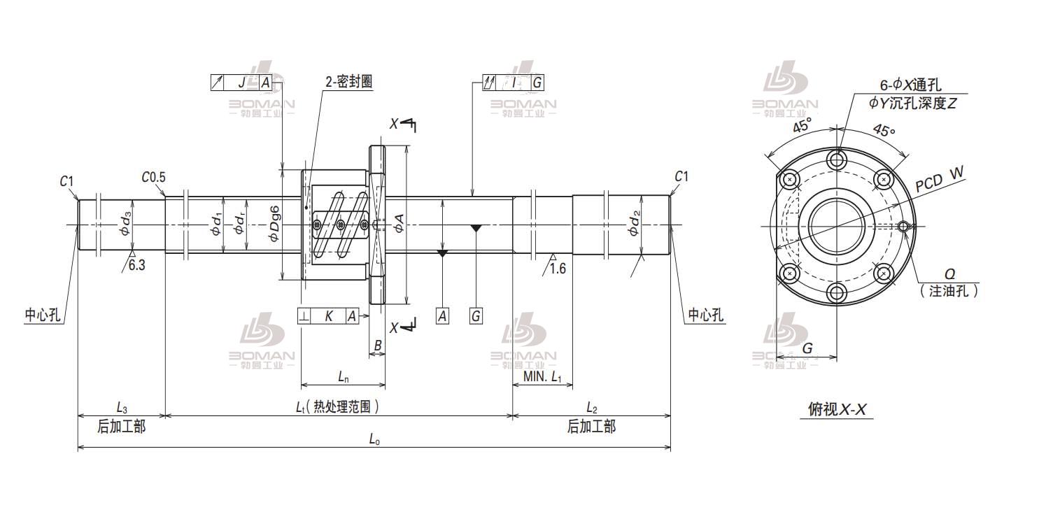 W2008SS-1P-C5Z4-NSK MS系列滚珠丝杠