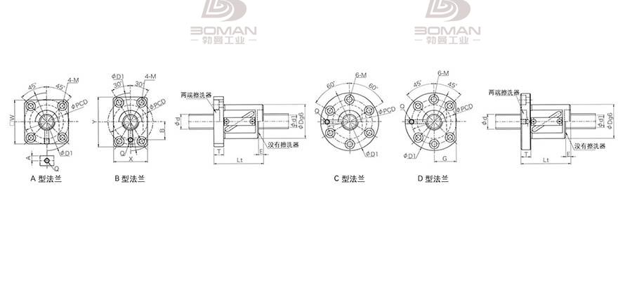 KURODA GR2520AS-BALR 黑田精工丝杆规格说明