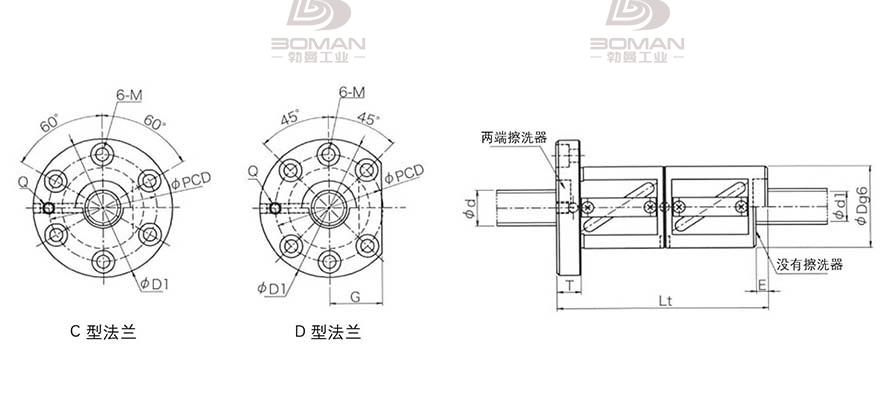 KURODA GR7010FD-CAPR 黑田精工丝杆怎么安装图解