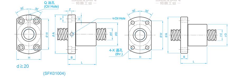 TBI SFK01004 tbi丝杆批发