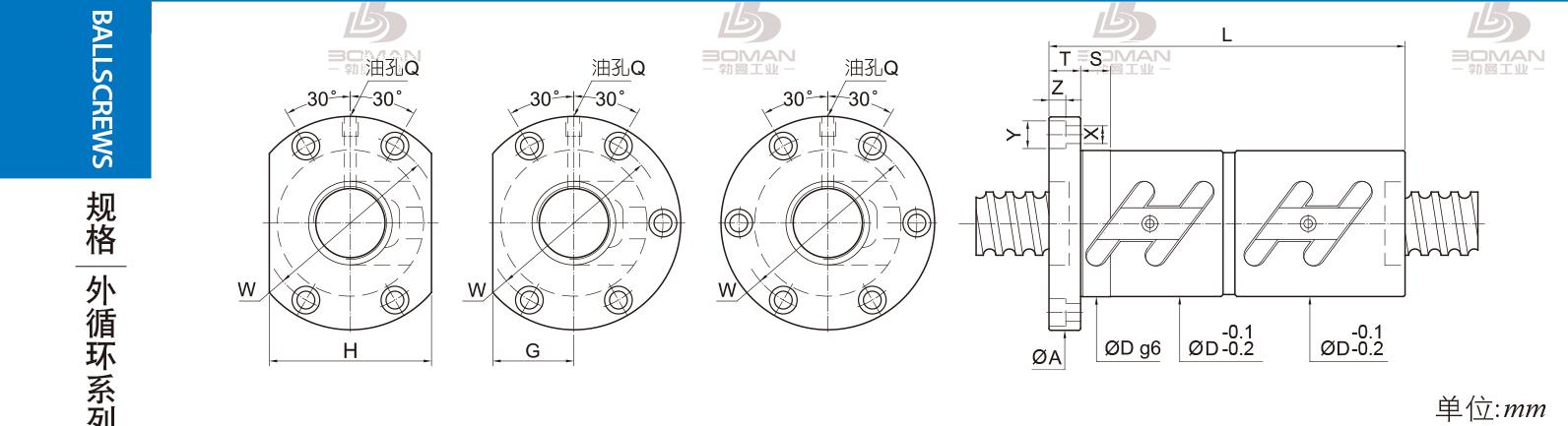 PMI FDWC2505 pmi丝杠3210