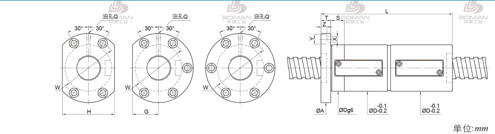 PMI FDWE5010-5 tbi和pmi滚珠丝杆哪家好