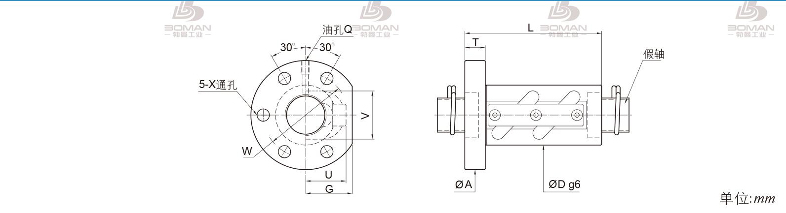 PMI FSVW1605B-5.0P pmi丝杆图片