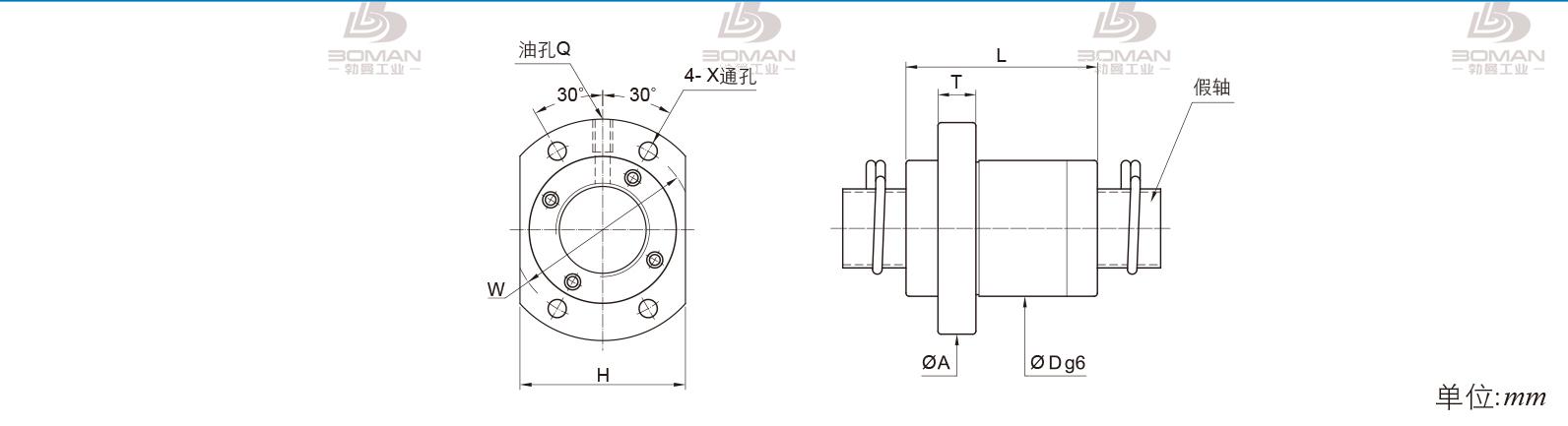 PMI FSKW2020B-3.6P pmi丝杠是哪儿产的