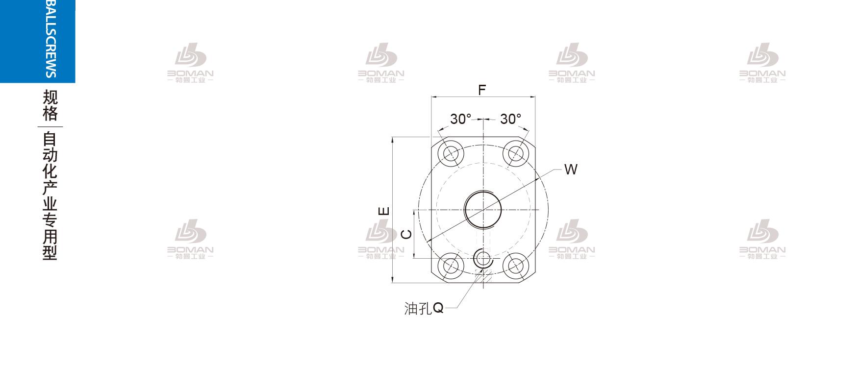 PMI PTR1510T3C7S-0900 PMI转造级滚珠丝杠型号说明