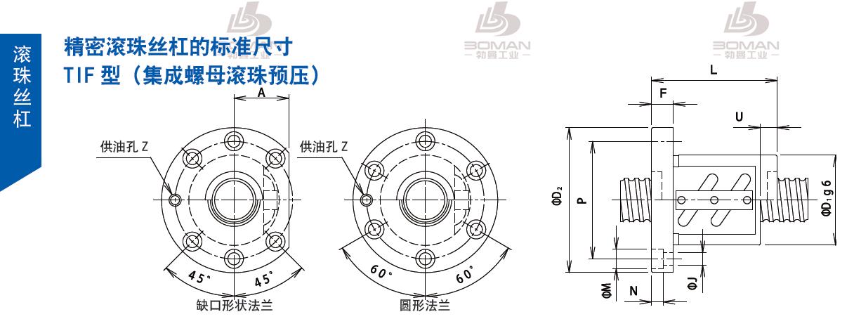 TSUBAKI 20TIFC6 日本丝杠tsubaki