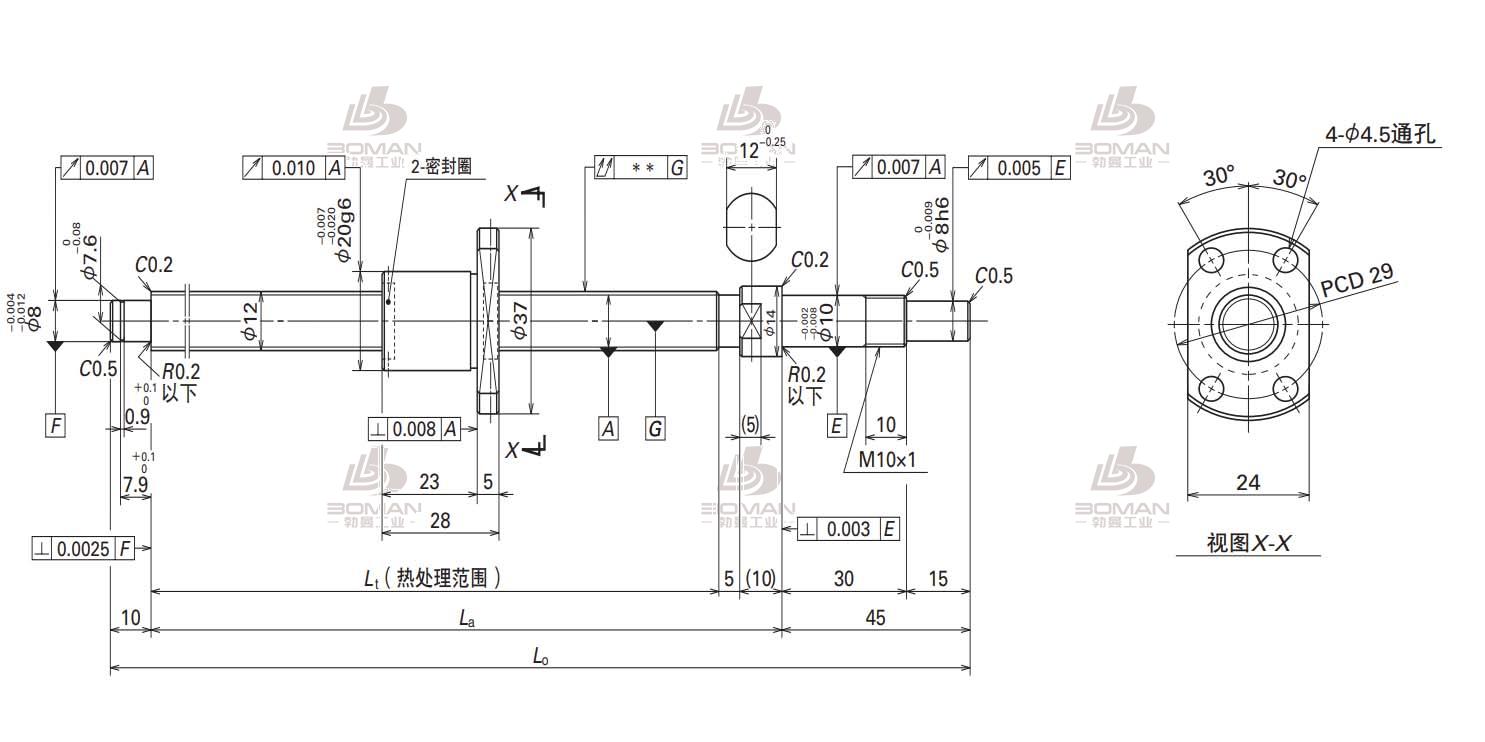 NSK W1202MA-4Y-C3T2-SA标准滚珠丝杠