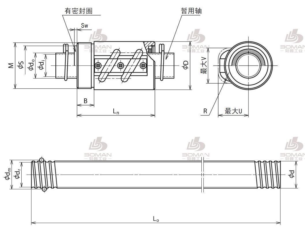 NSK RNCT1808A3.5-RNCT转造滚珠丝杠